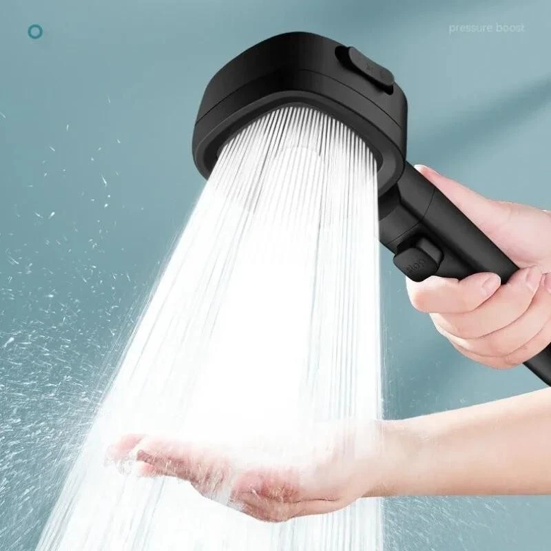 High-pressure Shower Head, Multi-functional Hand Held Sprinkler with 3 Modes