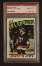 1976 Topps Bryan Trottier #115 PSA 8