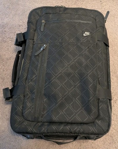 Nike Fiftyone49 22" Luggage Rolling Suitcase Black