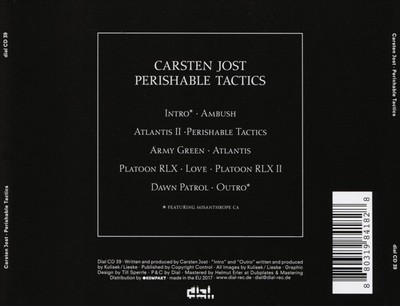 CARSTEN JOST - PERISHABLE TACTICS * NEW CD