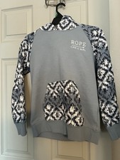 Rope Like A Girl Hooey Girls YXL Hoodie Long Sleeve Southwest Blue