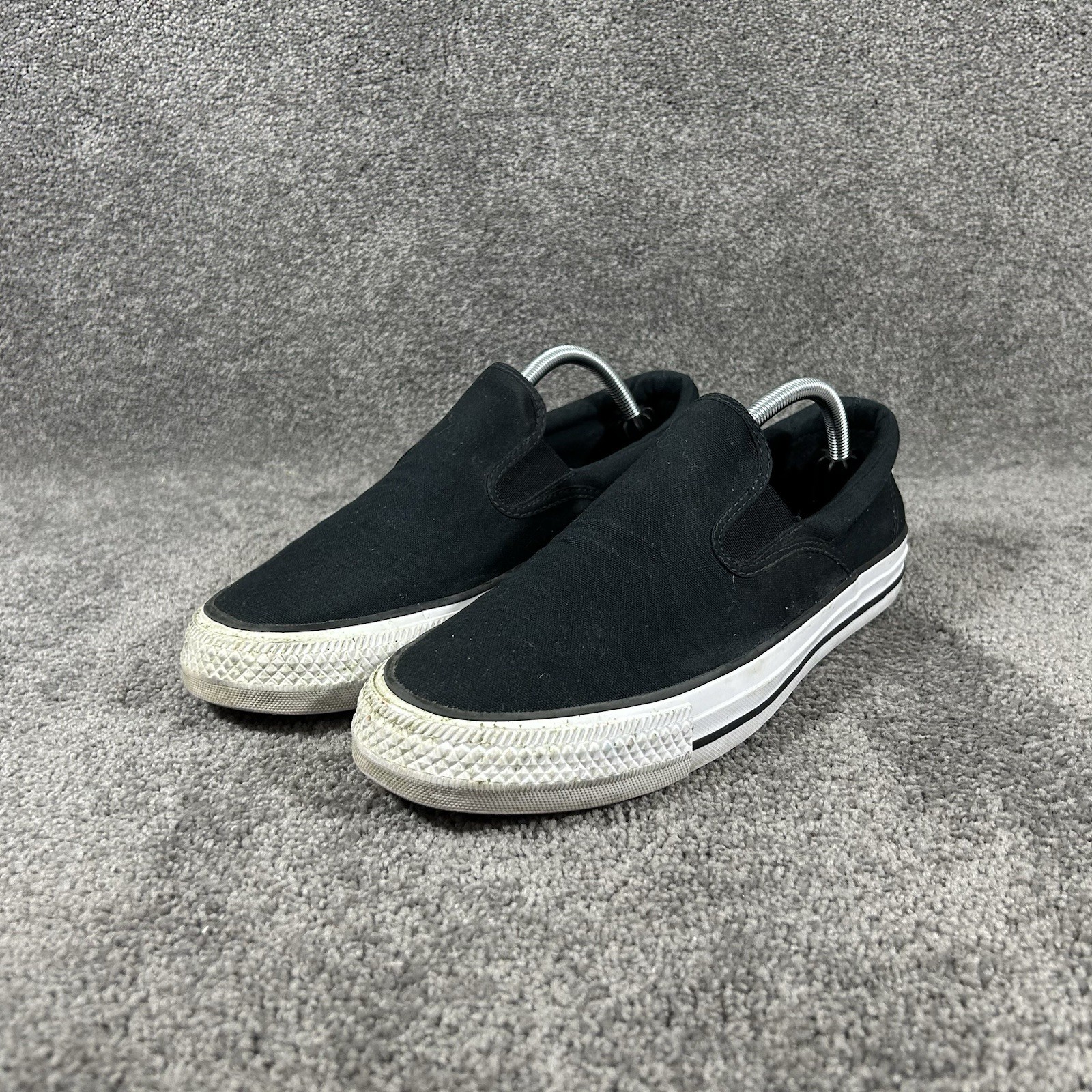 Converse CT All Star Double Gore 167941F Mens Size 11 Black Canvas Slip On Shoes thumbnail 4