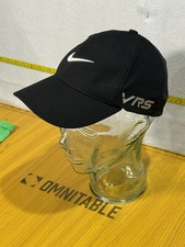 Nike Golf Black FlexFit Stretch Fit Golf Hat Cap VRS RZN Sz M/L EUC