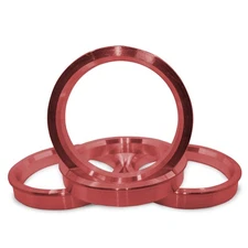 4 Aluminum Hub Centric Rings 73.1mm to 56.1mm ¦ Hubcentric Ring Fits Subaru