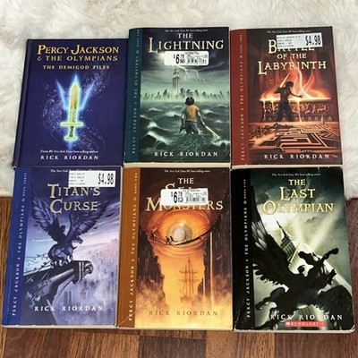 Percy Jackson & The Olympians Complete Series 1-5. Plus Demigod Files Book