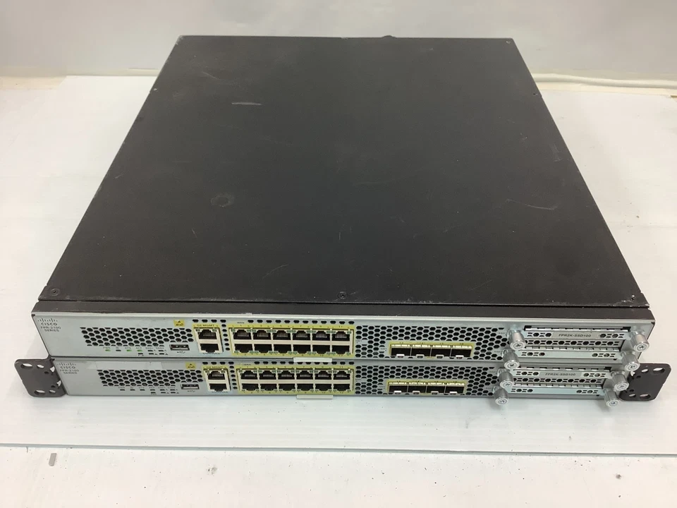 (Lote de 2) Dispositivo de seguridad firewall Cisco serie FPR-2100 FPR-2110 Foto 3 de 3