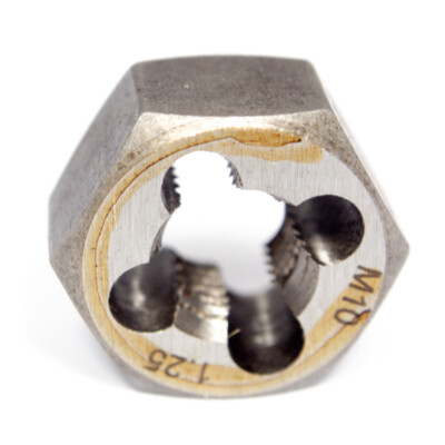 Interstate 03866779 Hex Rethreading Die M10x1.25 HSS