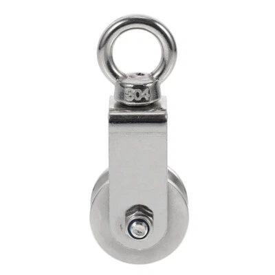 Steel Single Wheel Pulley U-groove Pulley Swivel Towing for Industry