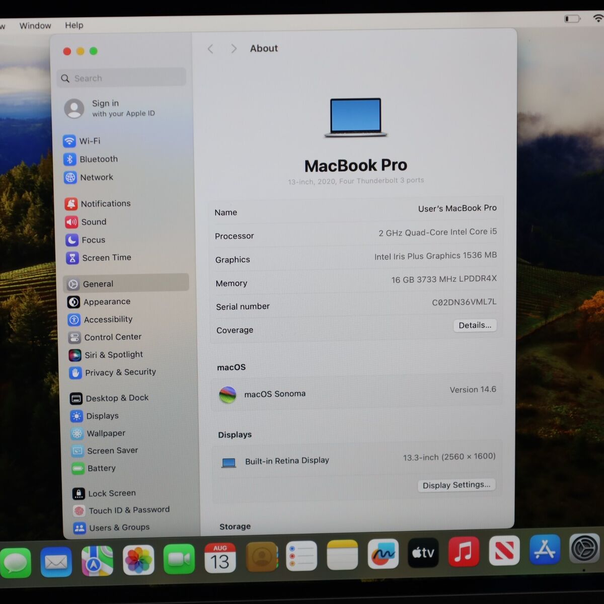 Apple Macbook Pro A2251 13 Apple Macbook Pro A2251 13