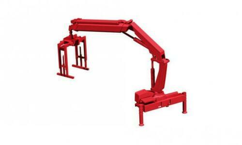 Herpa 054133 Loading Crane Hiab Lk x-Hipro 232 E-3 + Palette Fork 1:87 New Boxed - Picture 2 of 2