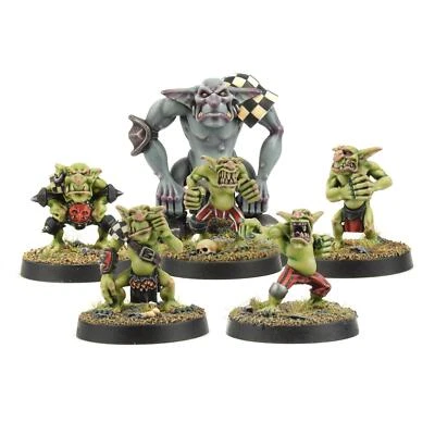 WWG Goblin Gang avec Troll - 28mm Collectionnisme Gobelin Miniatures Maquette