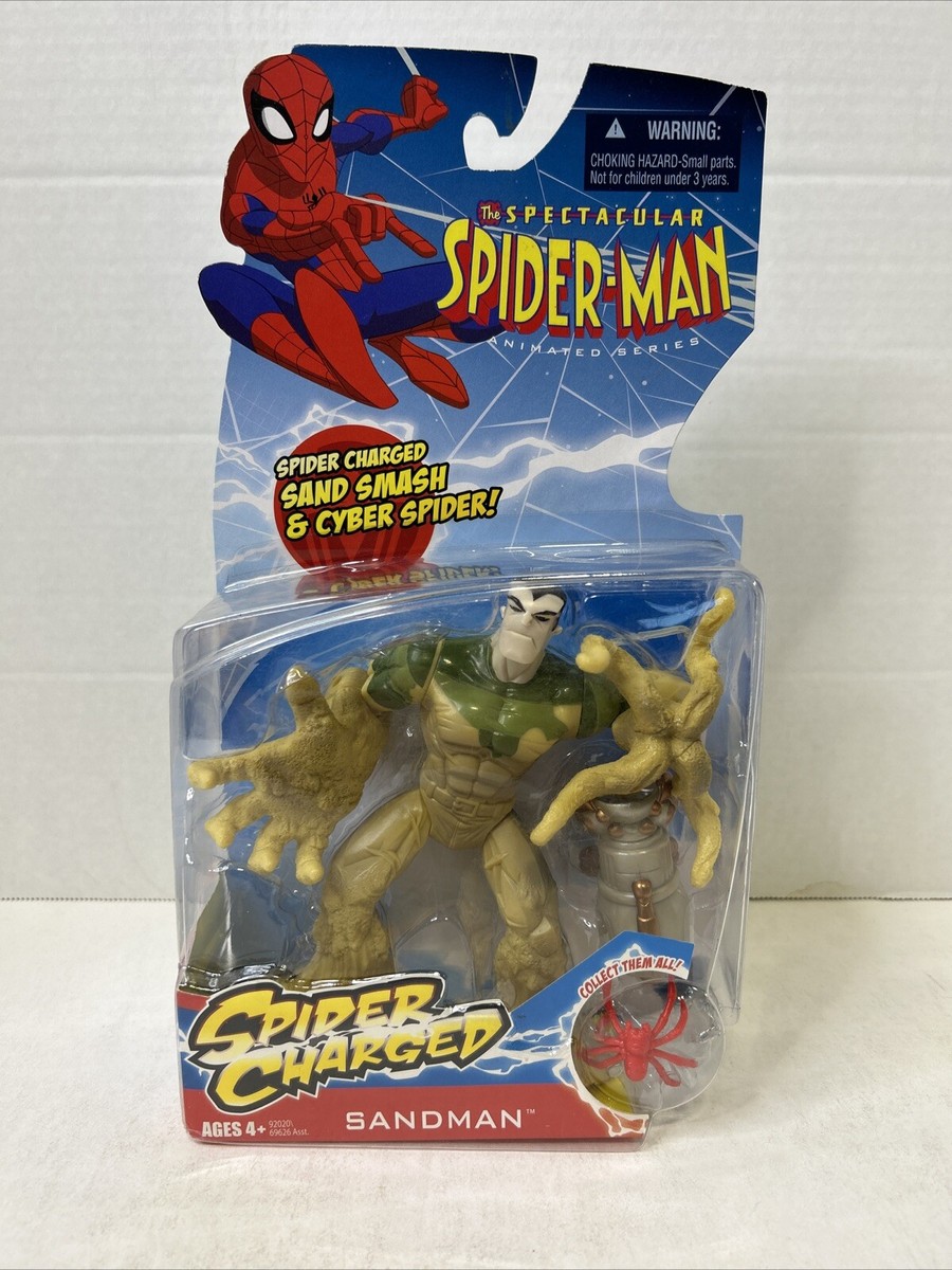 HASBRO SPECTACULAR SPIDER-MAN ANIMATED SERIES SANDMAN FLINT MARKO