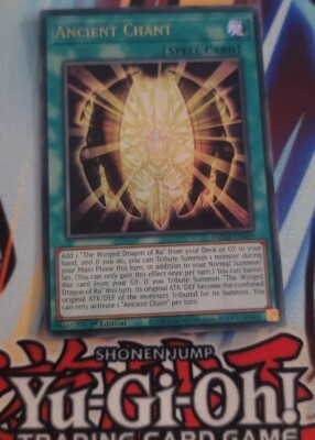ancient chant yugioh card Amazon.com: Ancient Chant - MZMI-EN069 - Ultra Rare main image 0