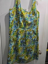 NINE WEST Women's Dress Size 20W Multicolor Spring/Summer Dress Sleeveless