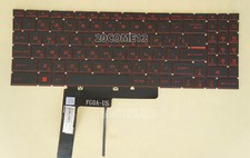 New for MSI Katana GF66 11SC, Katana GF66 11UE Keyboard Red backlit Russian RU