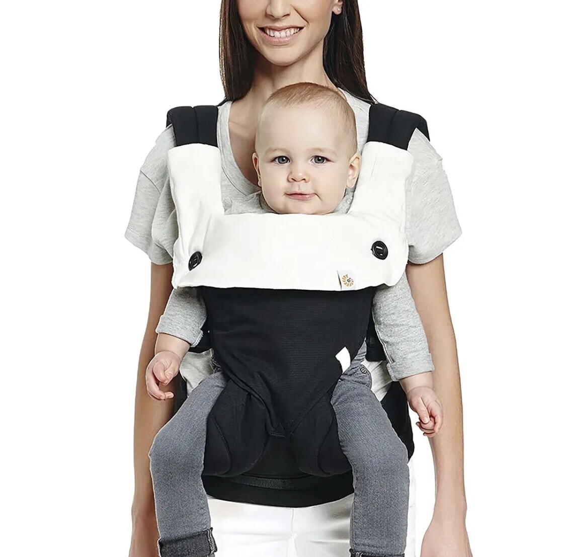 Ergobaby Teething Pad and Bib for 360 Baby Carrier, Natural, 7.8x5.2x1.4 Inches