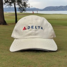 Delta Air Lines Adjustable Baseball Hat Cap One Size Fits Most Collectible New