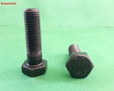 Sechskantschrauben mit Schaft Feingewinde 10.9  DIN 960  Stahl blank M20 x 1,5..
