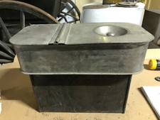 ANTIKER WASSERTOPF Wasserschiff KÜCHENHERD HOLZ B 38 cm Kupfer XXXXIIII