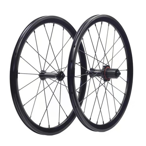 20inch 451 406 Folding Bike Wheelset 27mm Depth Caliper V Brake Bicycle Wheels - Picture 24 of 28