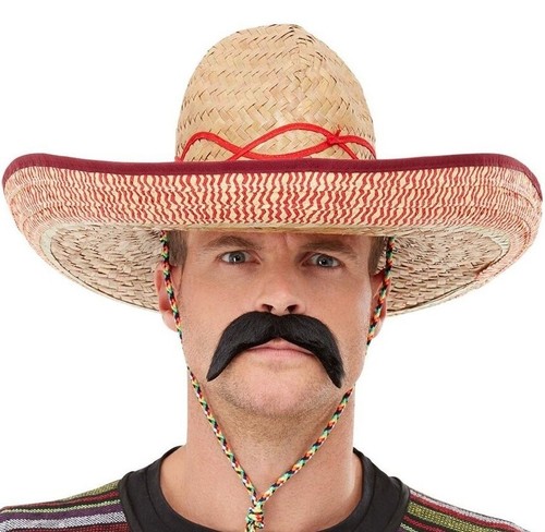 Adult Mexican Sombrero Fancy Dress Hat 