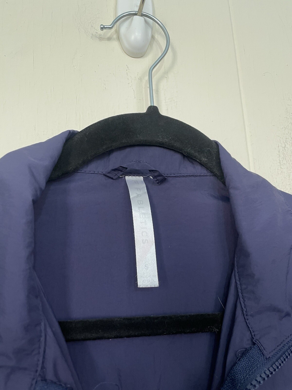 Fabletics Full Zip Windbreaker Jacket Size S Navy… - image 3