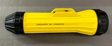 Vintage Consolidated Rail Corporation Heavy Duty Fulton Plastic Flashlight-Works