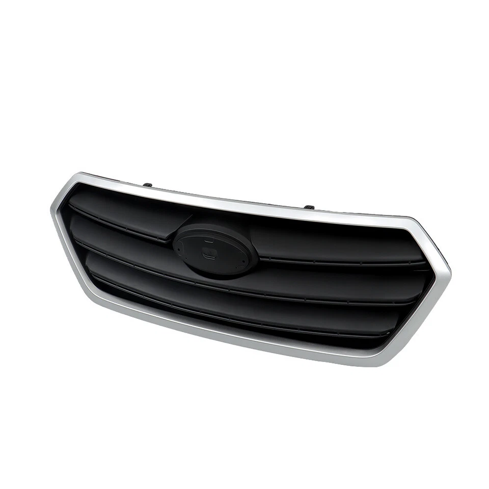 Rejilla delantera para Subaru Legacy 991121AL13A 2015-2017 carcasa plateada + inserto gris Foto 4 de 4