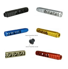 Black,Red,Tan,Gold,Silver,Blue, 1/2x28 TPI Thread Muzzle Brake Adapter For 9