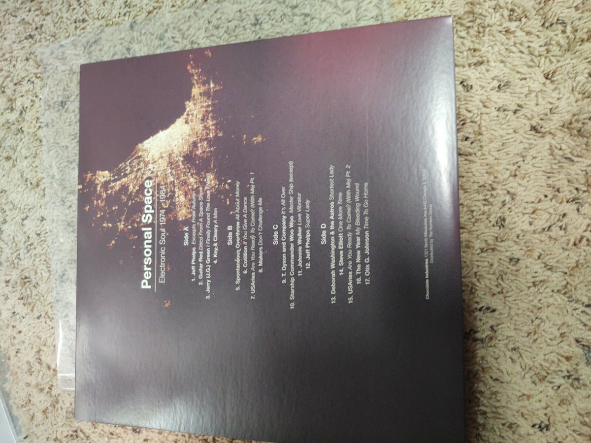 Lp PERSONAL SPACE Electronic Soul 1974-1984 NM Rare Chocolate 