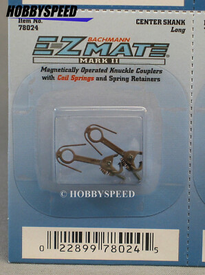 BACHMANN HO EZ MATE CENTER SHANK KNUCKLER COUPLER LONG Train hook BAC78024 NEW