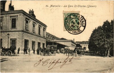 CPA MARSEILLE - La Gare St-Charles (Abfahrt) (988653)