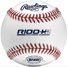 Lot Of 7 Official Rawlings R100-H2 Baseballs Sealed In Bags Leather Nocsae NEW
