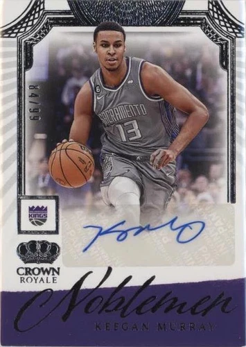2023-24 Panini Crown Royale - Keegan Murray #NM-MUR