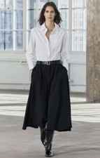NWT ZARA Sz S Small WOMAN ZW Collection Belted DRESS BLACK / WHITE 2731/309 New