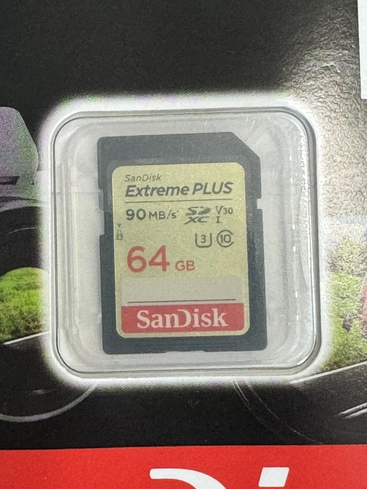SANDISK SDSDXSF-064G-ANCIN 64GB SanDisk Extreme PLUS SDXC U3 V30 4K Memory Card - Image 3 of 3