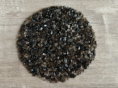 Grade A++ Smoky Quartz Semi Tumbled Gemstone Mini Chip 3- 6mm,Wholesale Bulk Lot