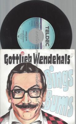 7'' GOTTLIEB WENDEHALS DINGS BUMS