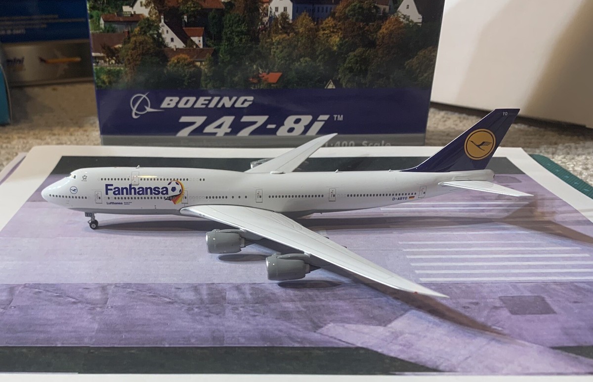 ルフトハンザ航空 B747-400 Fanhansa 1/400 Phoenix Phoenix Models Special Release Lufthansa/Fanhansa 747-8 Reg