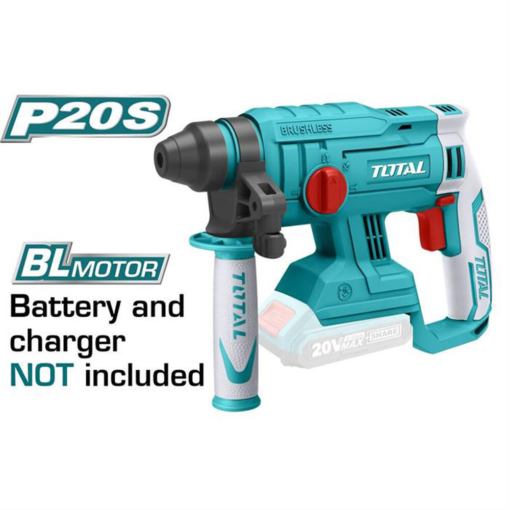 MARTELLO TASSELLATORE SDS-PLUS SCALPELLATORE A BATTERIA TOTAL