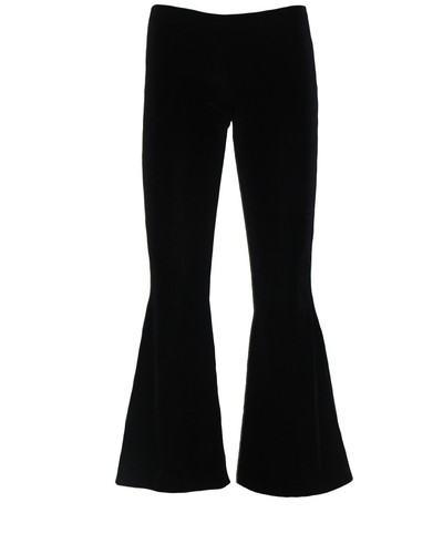 Women's Black Gothic Velvet Velour 