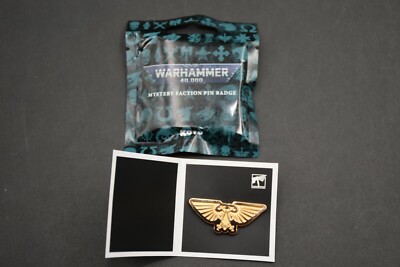 Warhamme 40k KOYO Faction Pin Badge Series 1: Golden Imperial Aquila **OOP**