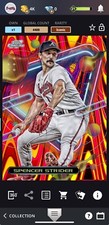 Topps Bunt DIGITAL Cosmic Chrome 23 Spencer Strider #28 Orange Base Iconic