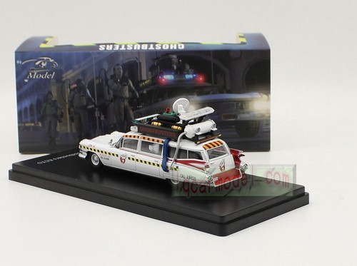 1/64 Scale YS Ghostbusters ECTO 1A Car model Diecast - Picture 4 of 6
