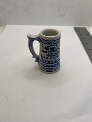 German Mini Stein Grab Aus dem Baywach QA-1052F
