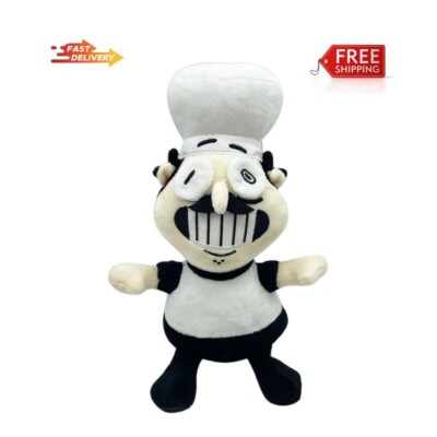 Pizza Tower Plush Toy Peppino Stuffed Cartoon Doll Kids Birthday Gift New