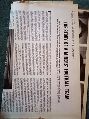 H7-7 Ephemera 1945 Artikel A Bergmannschaft Silikose Aberpergum 