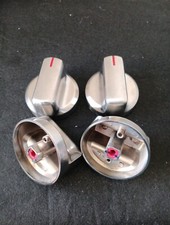 Samsung DG94-01397A Knob ORIGINAL Part STAINLESS STEEL Set Of 4