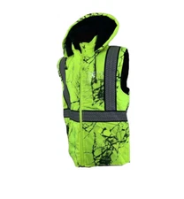 Safety Vest High Visibility Work Hoodie Fleece Waterproof Unisex