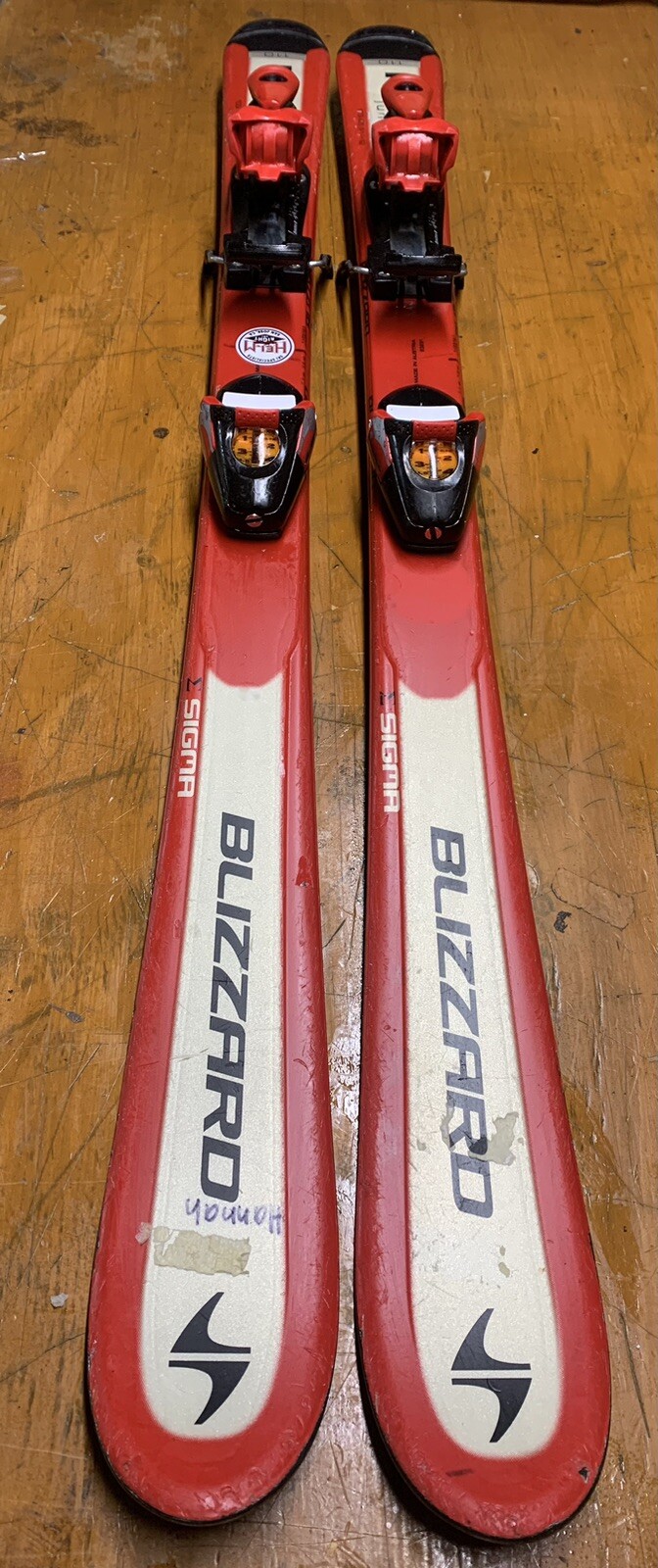 SALOMON Sci Sigma Blizzard RXK Junior 110 cm 43” con attacchi usati